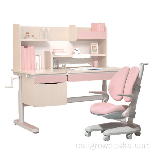 Mesa de estudio de madera para niños mesa de estudio mesas ergonómicas